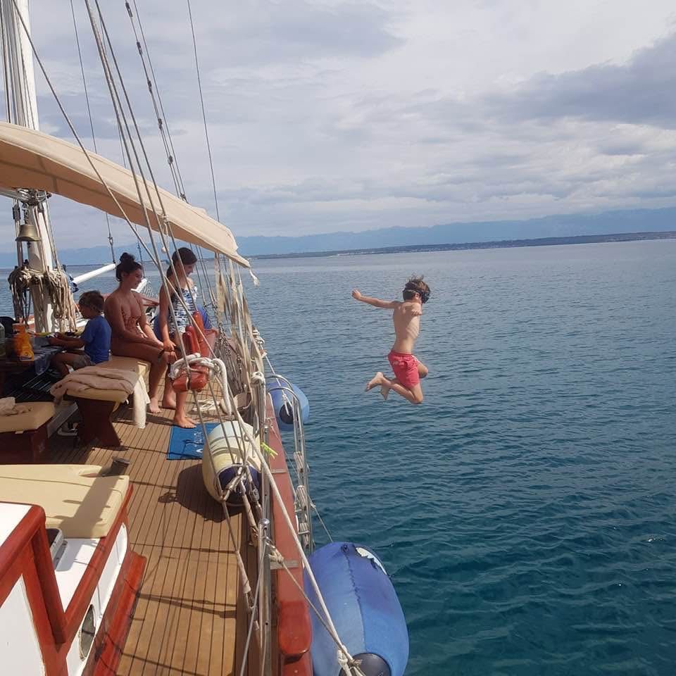Zadar Sailing with kids